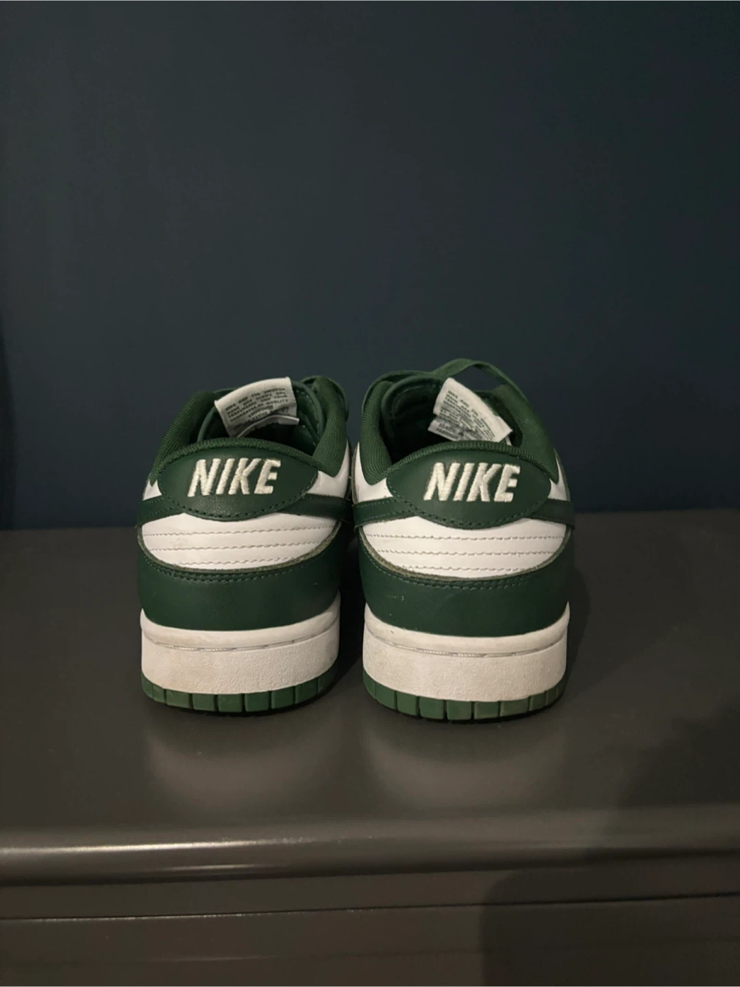 Nike Dunk Low Green White Sneakers - photo 4