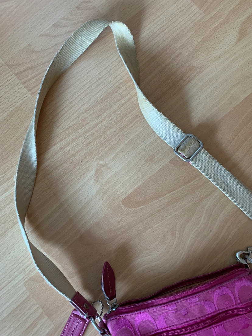 Coach Pink Monogram Crossbody Bag - photo 4