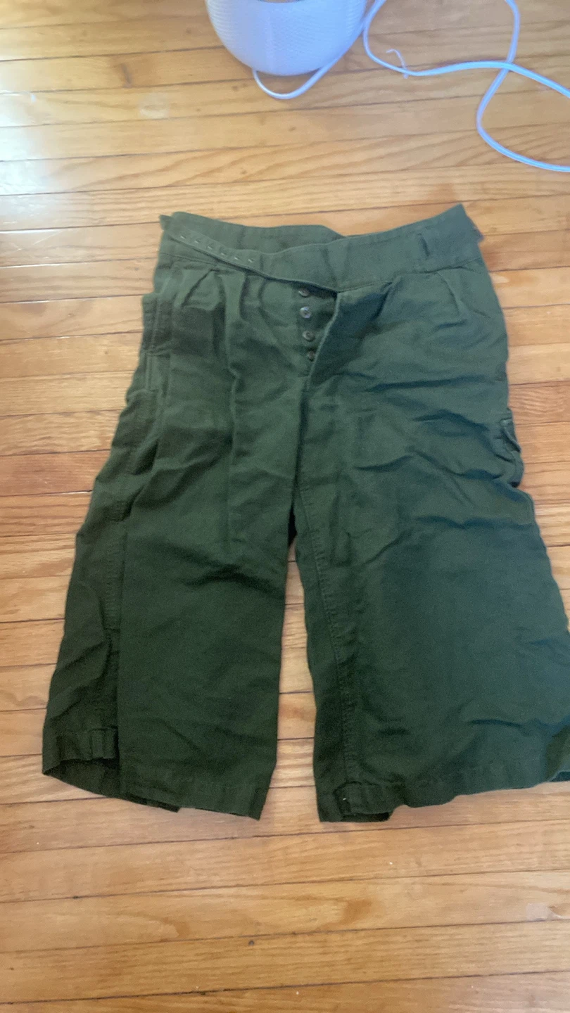 Linen Green Pants Banana Republic Size 4