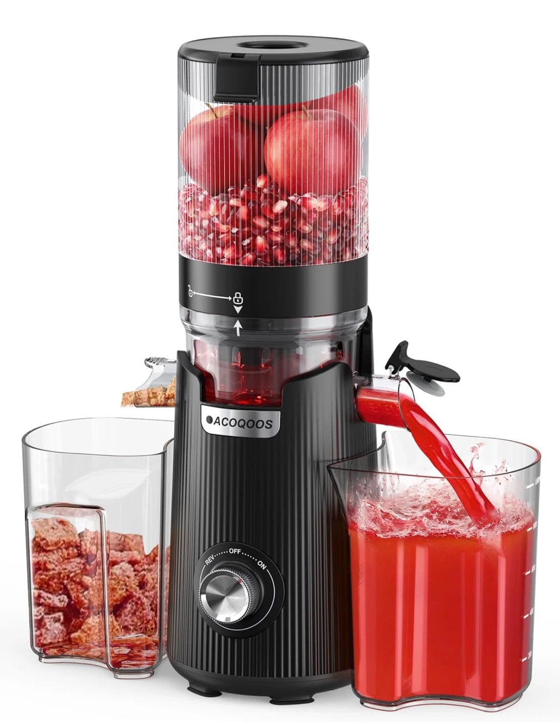 Cold Press Juicer with 5.3" Extra Large Chute 60oz - photo 3