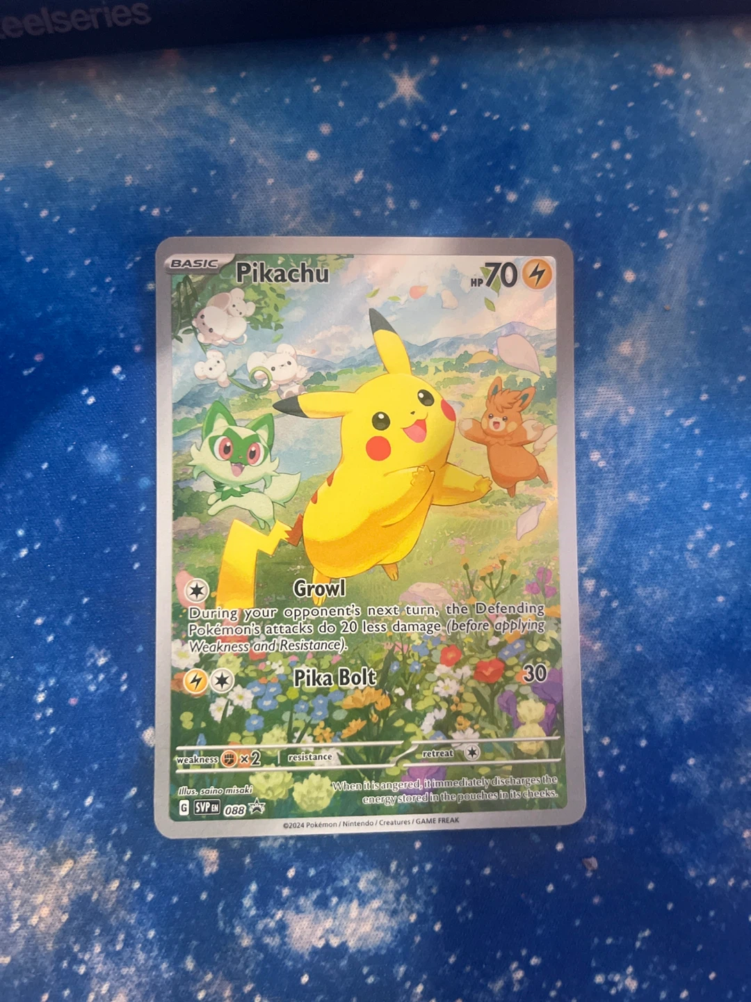 Pokémon Pikachu Promo 088 Trading Card
