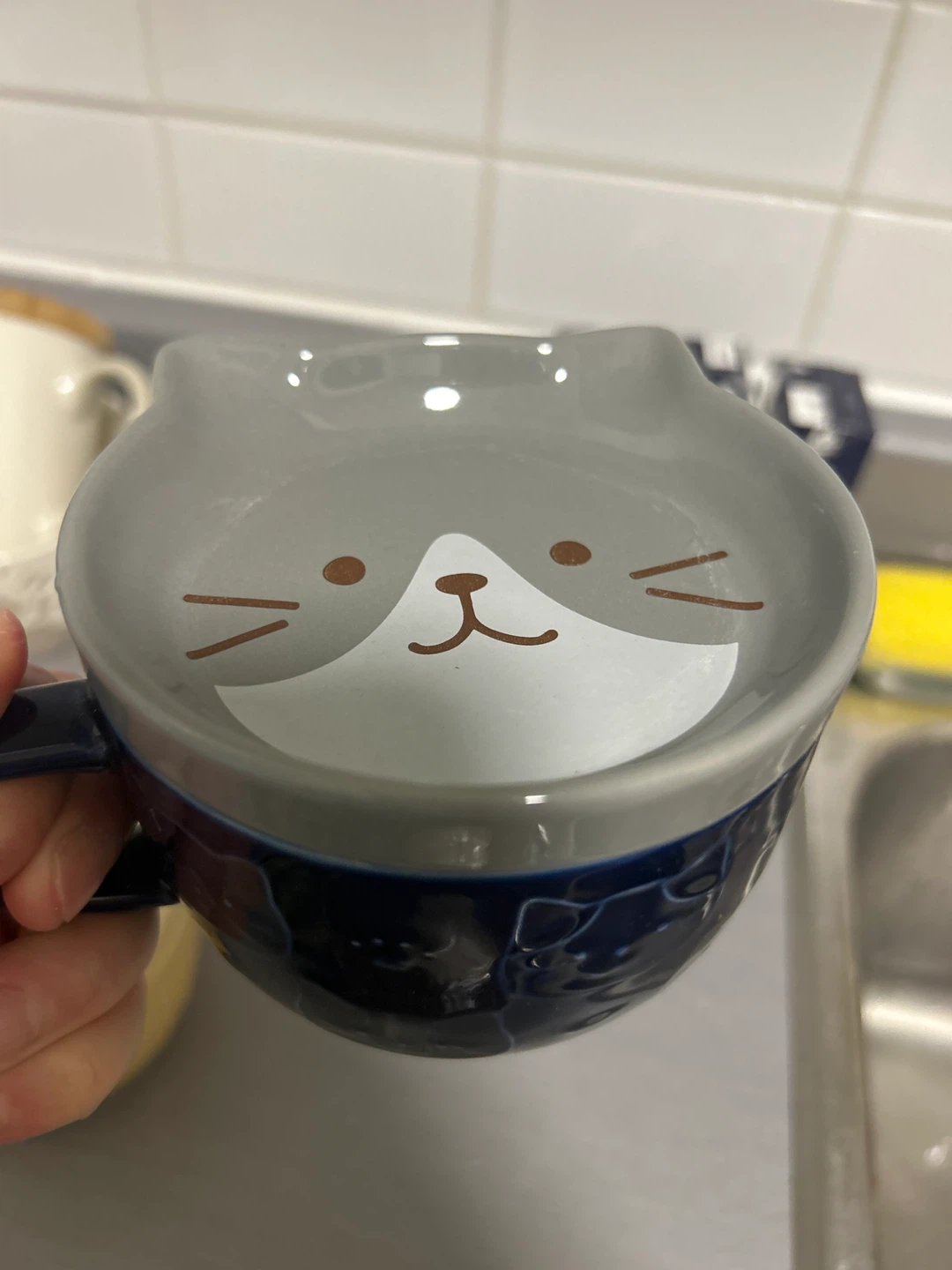 Cute Cat Shaped Bowls and Mugs Set - photo 4