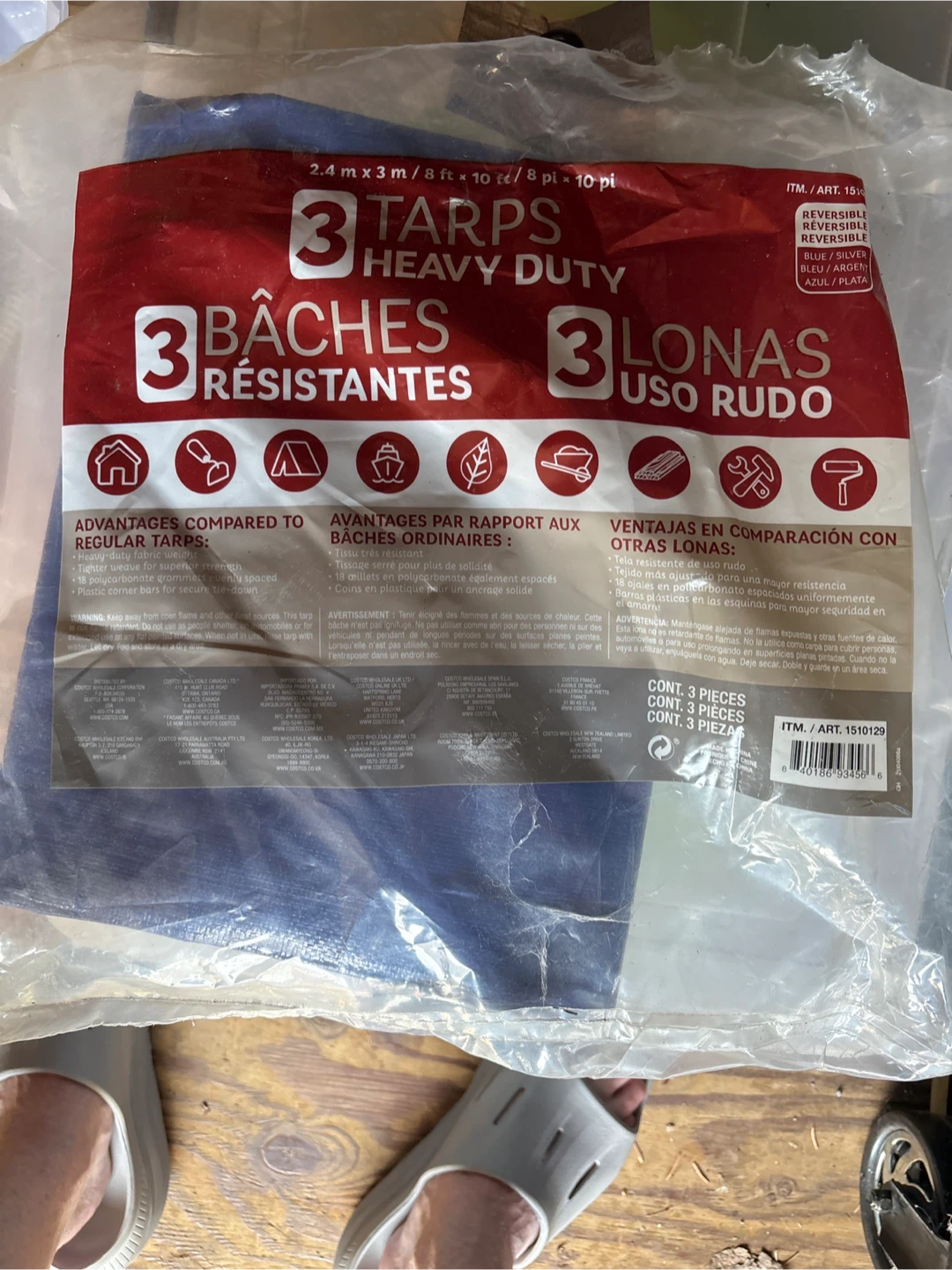 3 Heavy Duty Tarps