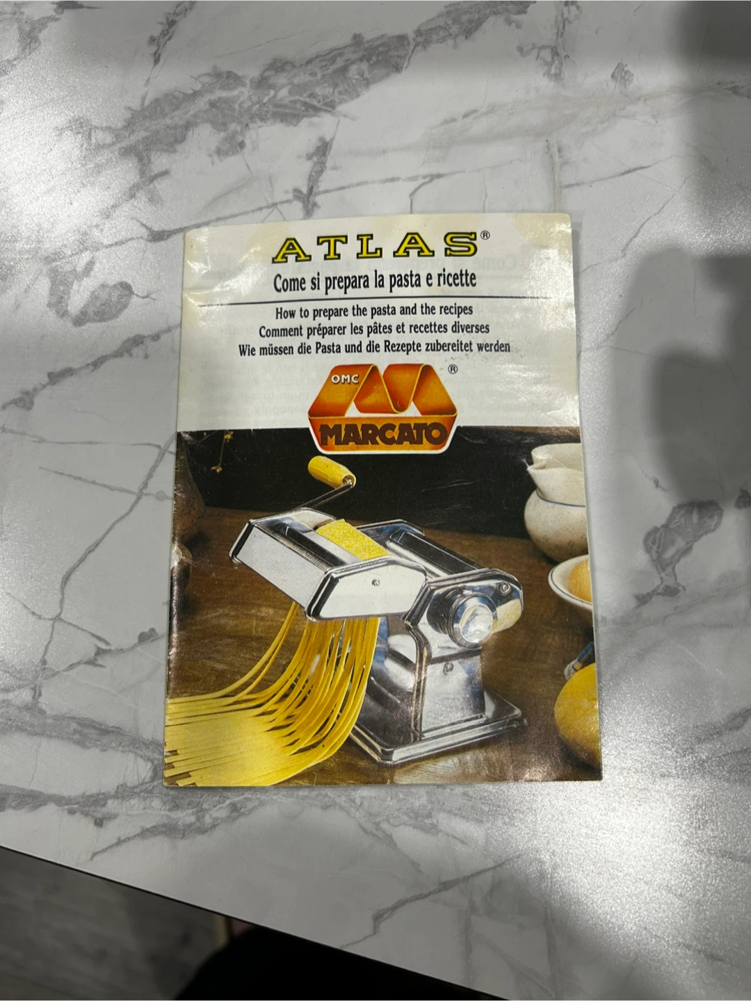 Marcato Atlas Pasta Machine with Recipe Booklet