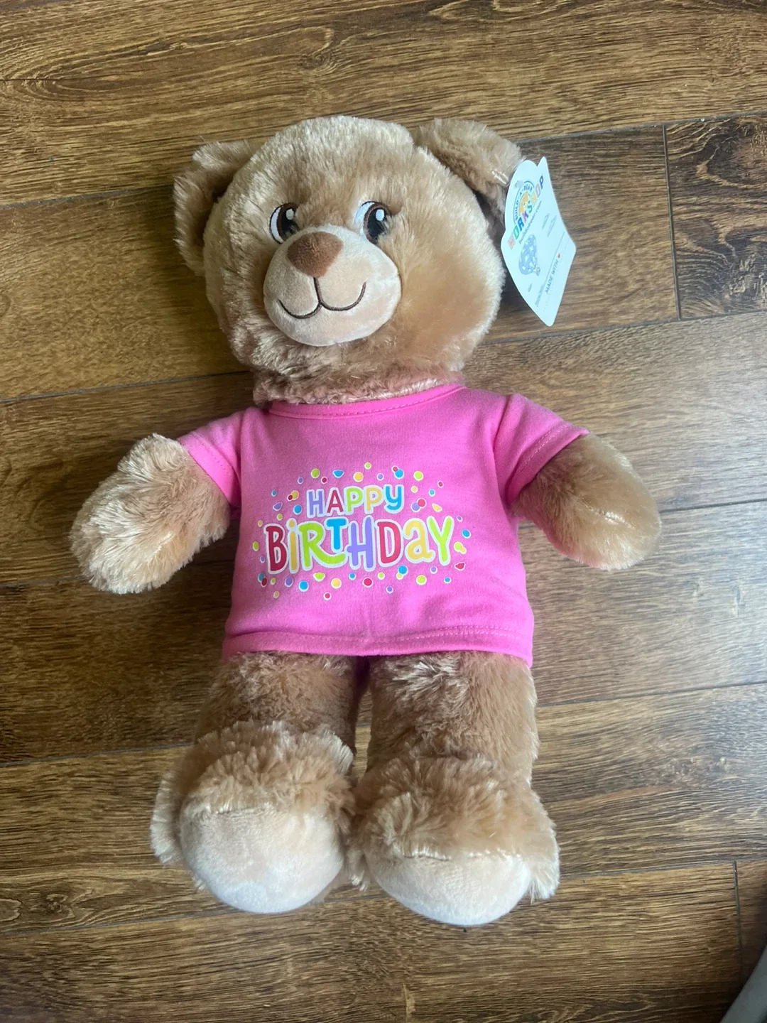 Build-A-Bear Workshop Teddy Bear "Happy Birthday" Plush
