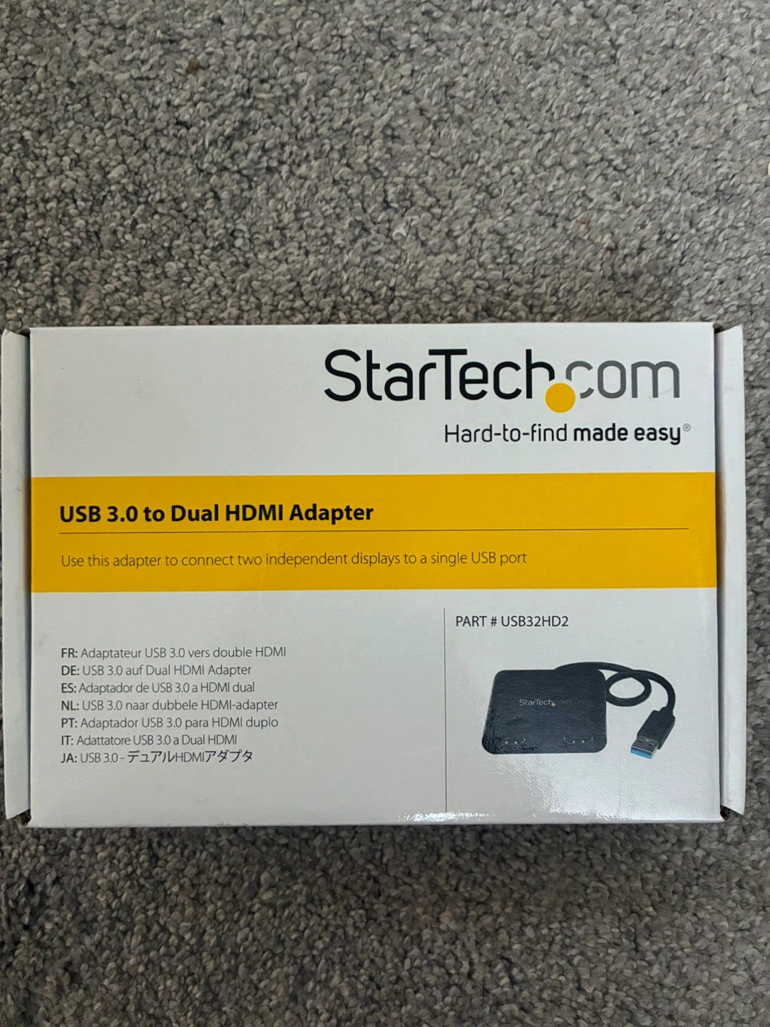 StarTech.com USB 3.0 to Dual HDMI Adapter