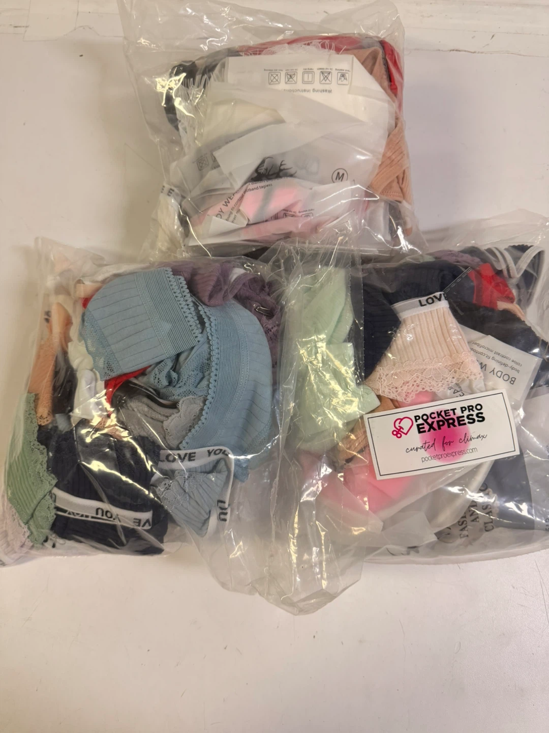 New Pocket Pro Express Women’s Underwear Panties Bundle Size M