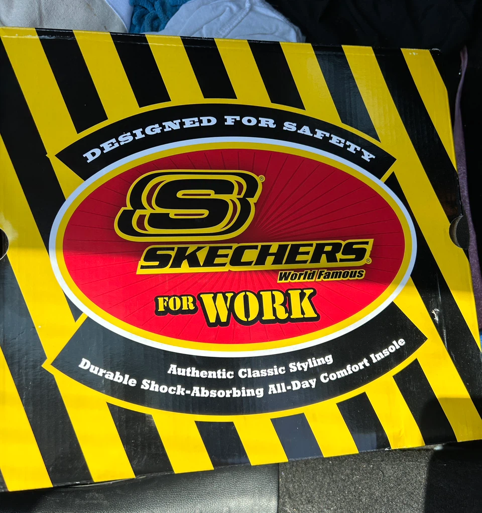 Skechers Work Steel Toe Boots - Size 10