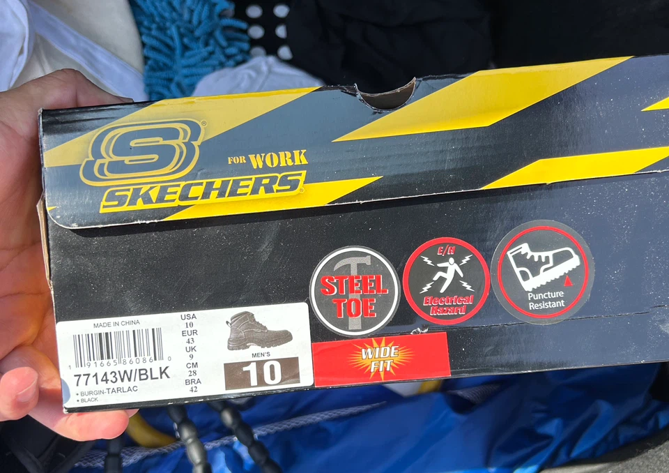 Skechers Work Steel Toe Boots - Size 10 - photo 2