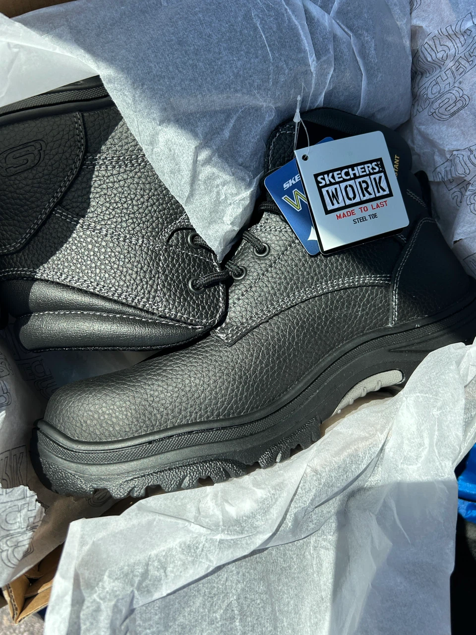 Skechers Work Steel Toe Boots - Size 10 - photo 3