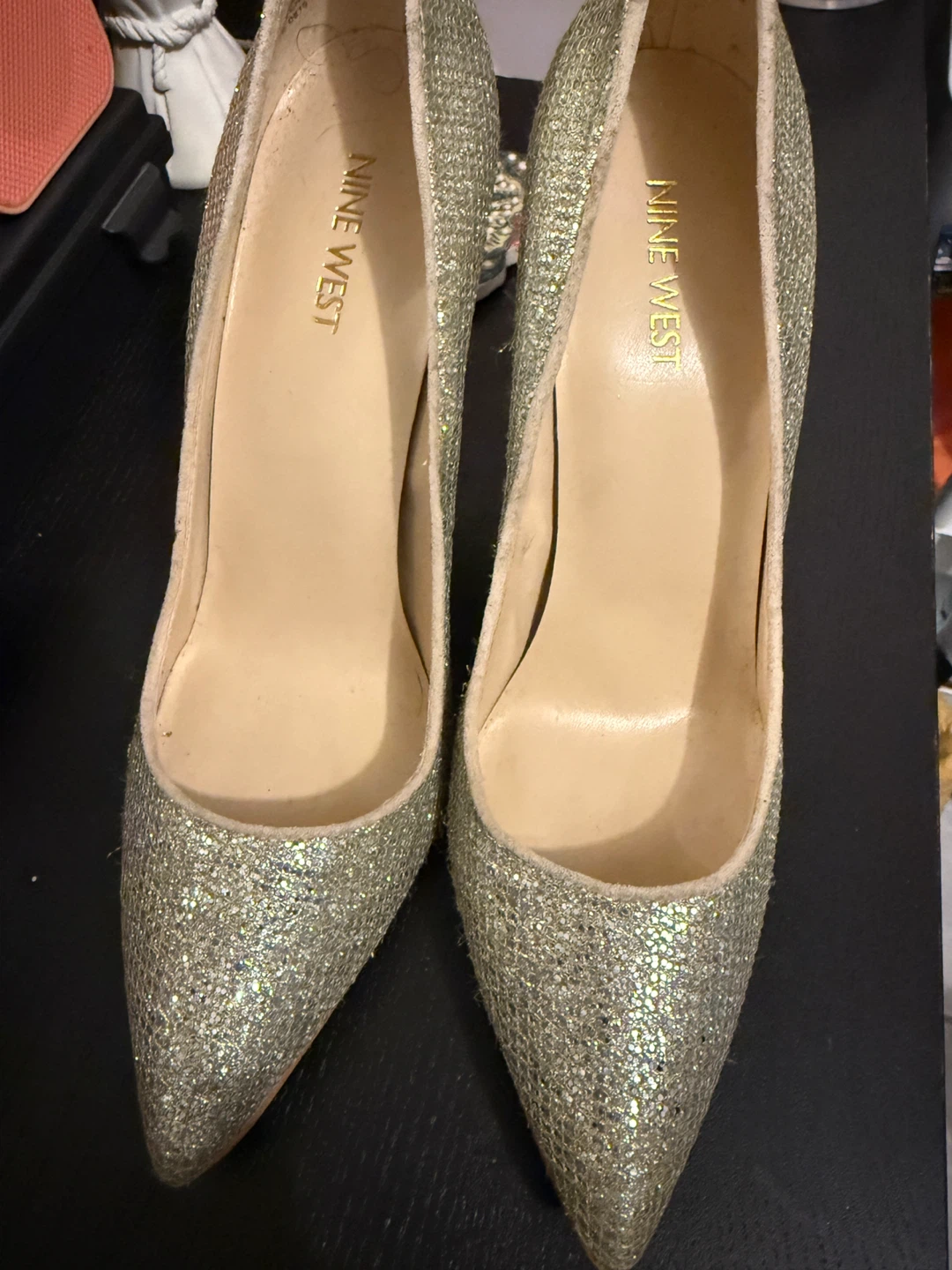Nine West Glitter Heels Women's Size 7M