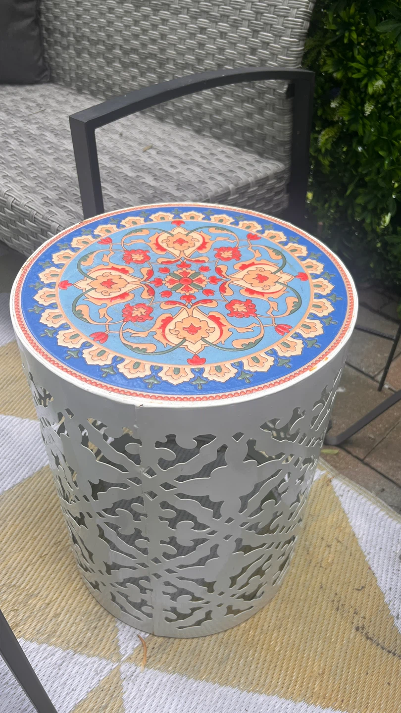 Decorative Side Table/ Outdoor Stool
