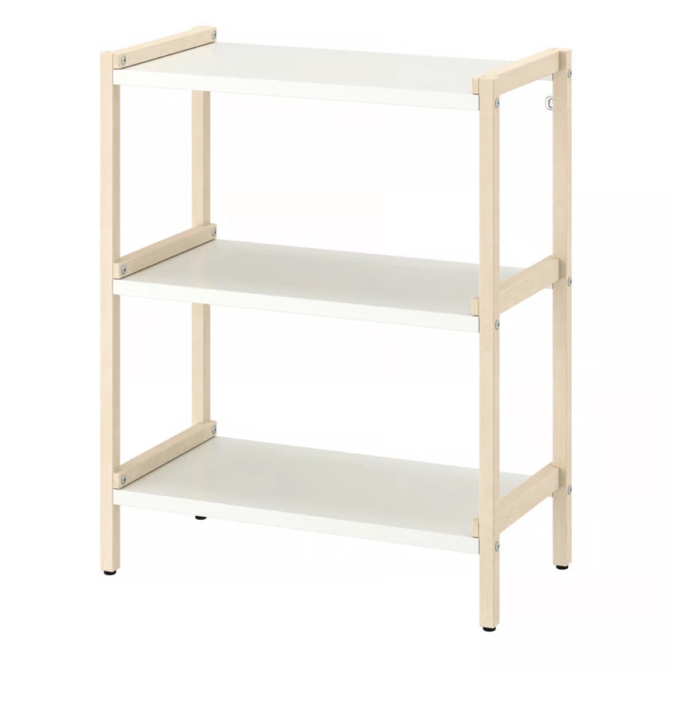 EKENABBEN Open shelf unit, aspen/white - photo 2