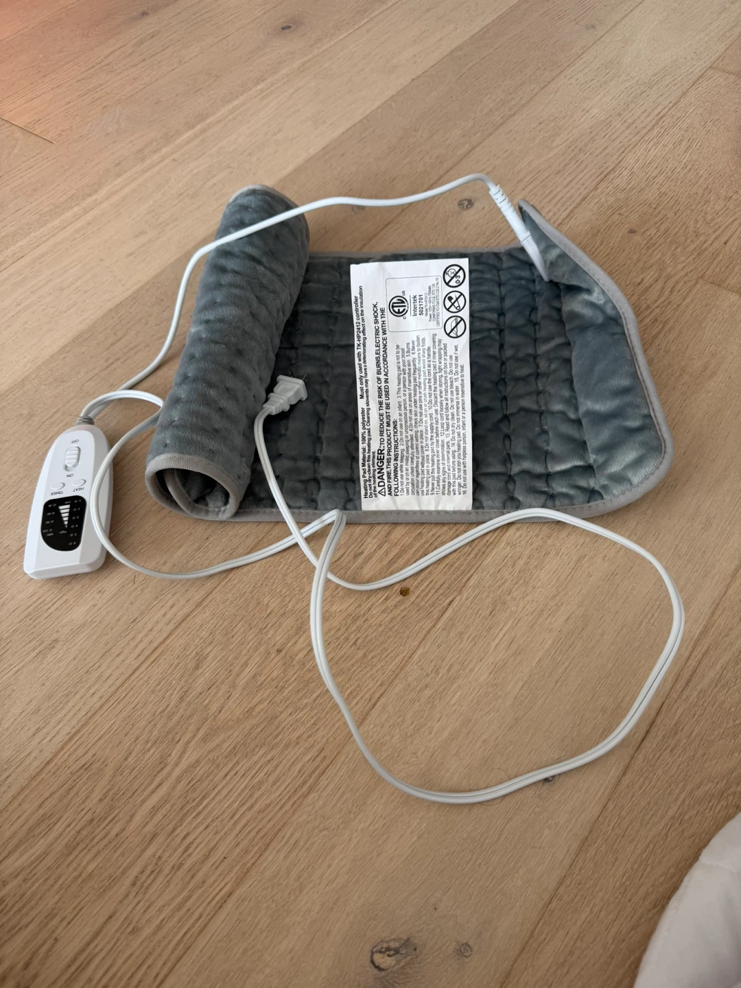 Grey Electric Heating Pad - photo 2