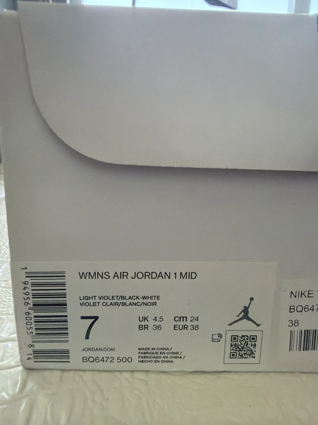 Womens Size 7 - Air Jordan 1 “Barely Rose” (Pink) - photo 4