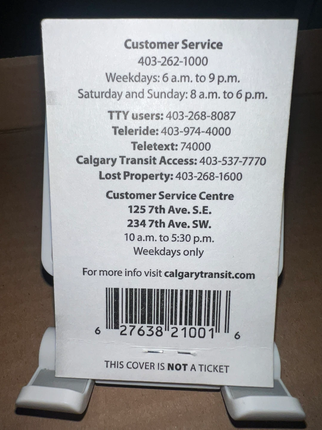 Calgary Adult Transit Tickets (10 Pack) - photo 5