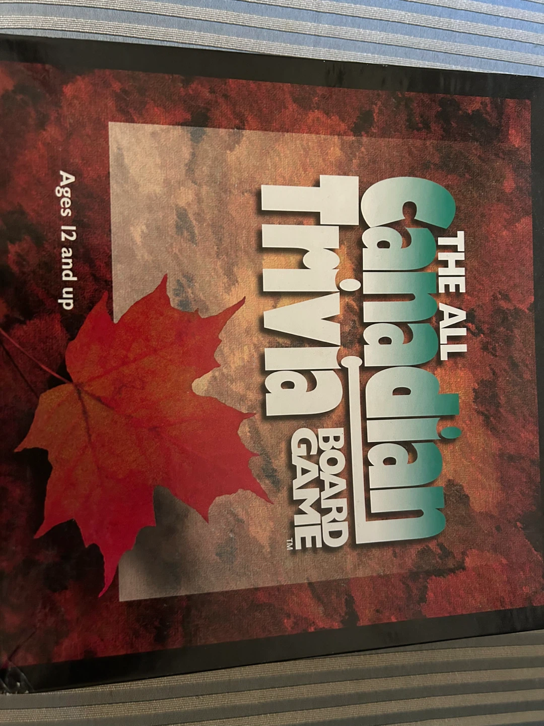 The all Canadian Trivia board game