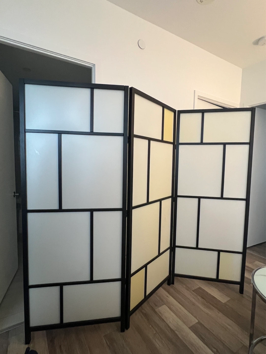 IKEA RISÖR Room Divider, White/Black - photo 2