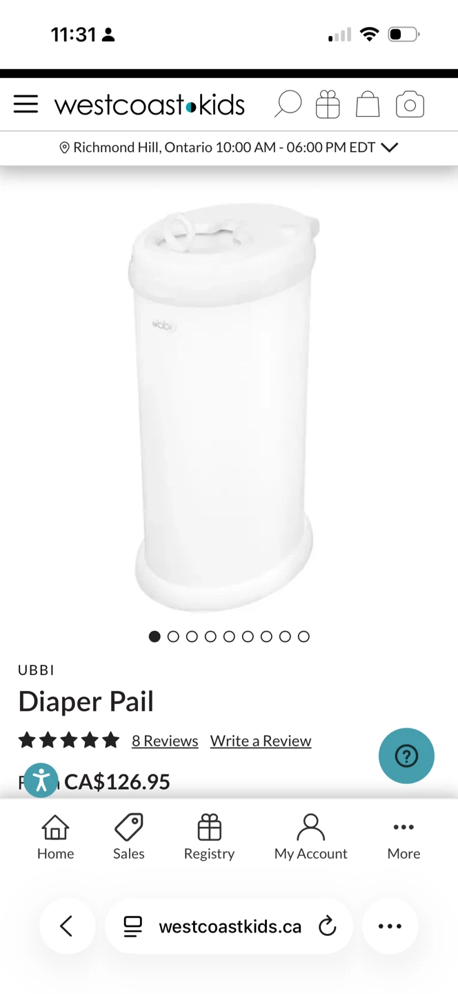 Ubbi Diaper Pail