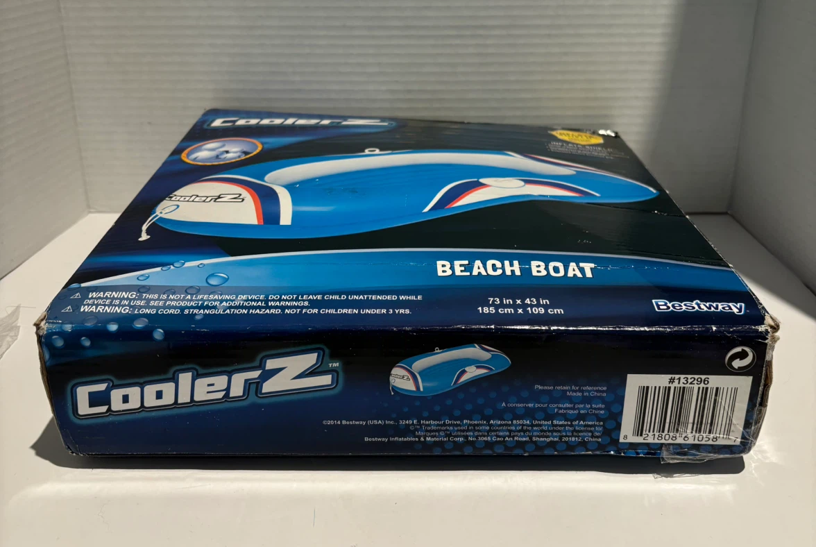Bestway CoolerZ Beach Boat INFLATABLE Raft 73x43 Heavy Duty NEW - photo 3