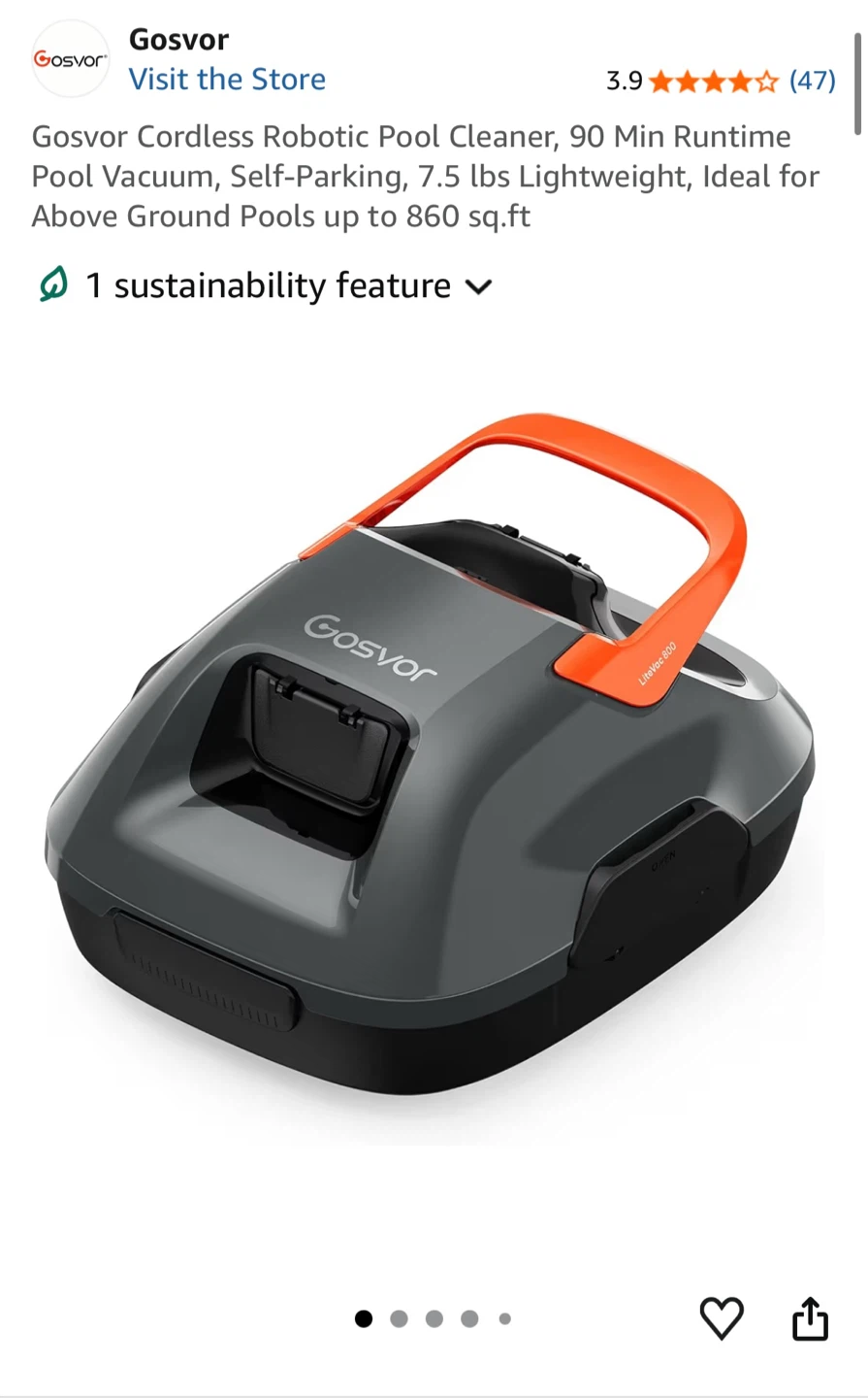 Gosvor robotic pool cleaner - photo 3