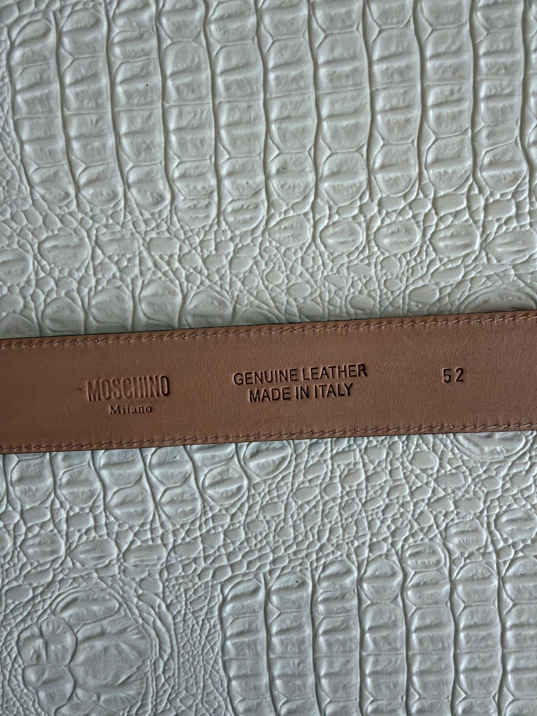 Men’s (Size 34/36) Moschino Belt - Italian Flag Design - photo 2