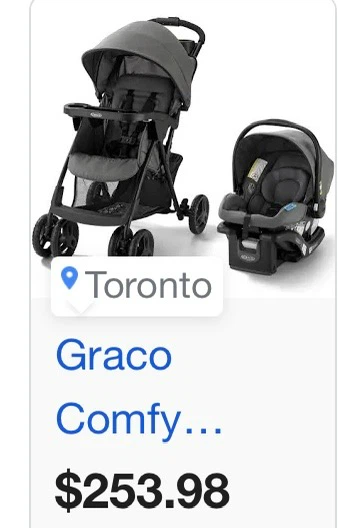 Baby stroller with car seat - photo 3