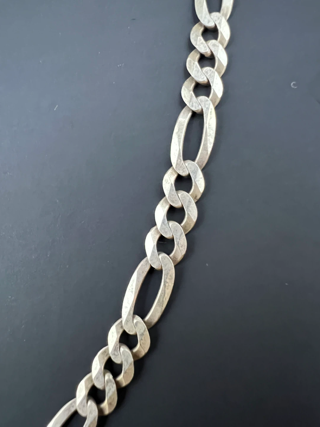 925 Italy Silver Figaro Necklace - photo 2