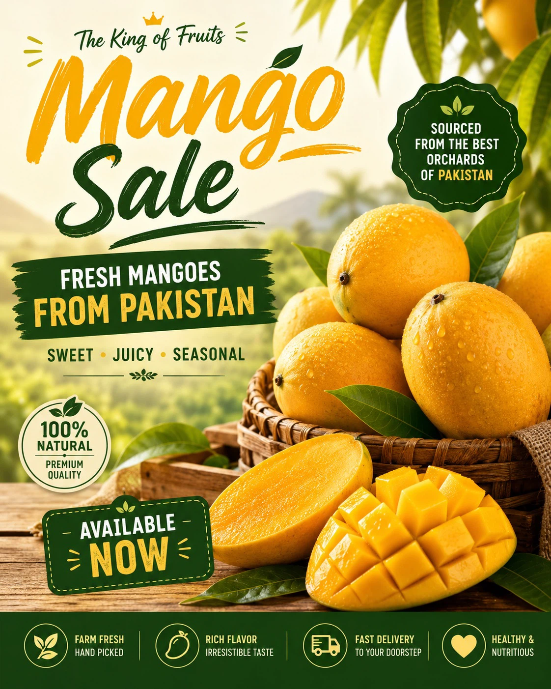 Fresh Mangoes from Pakistan