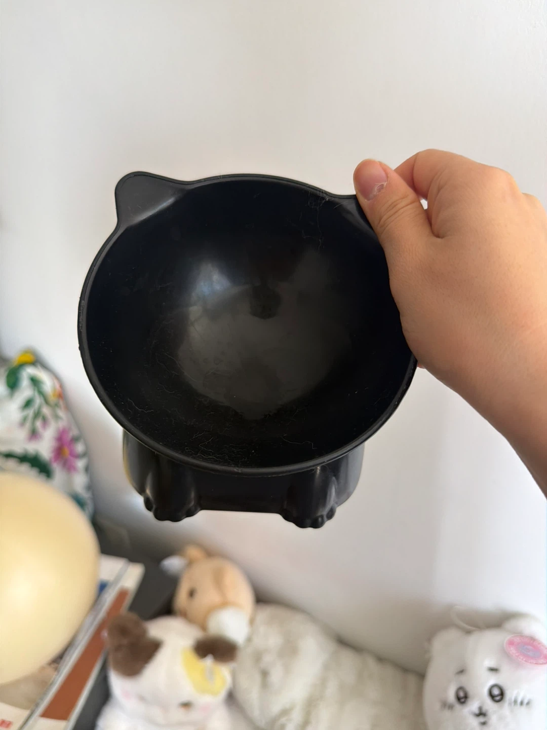 Black Cat Ear Pet Bowl