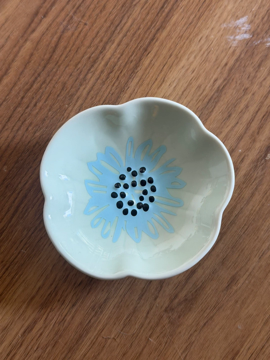 Small floral trinket dish