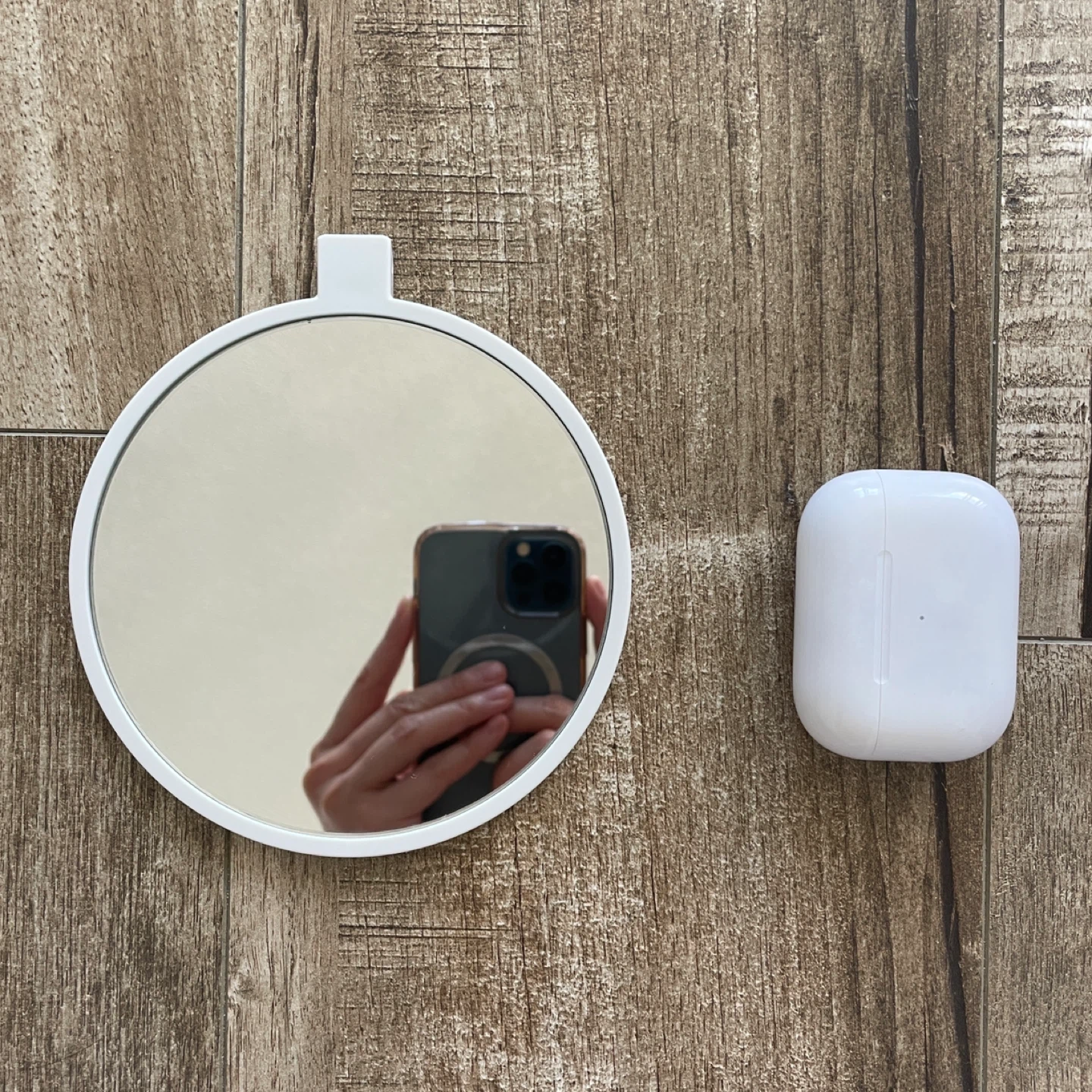MUJI Styrene Folding Mirror (⚠️ Missing the stand) - photo 2