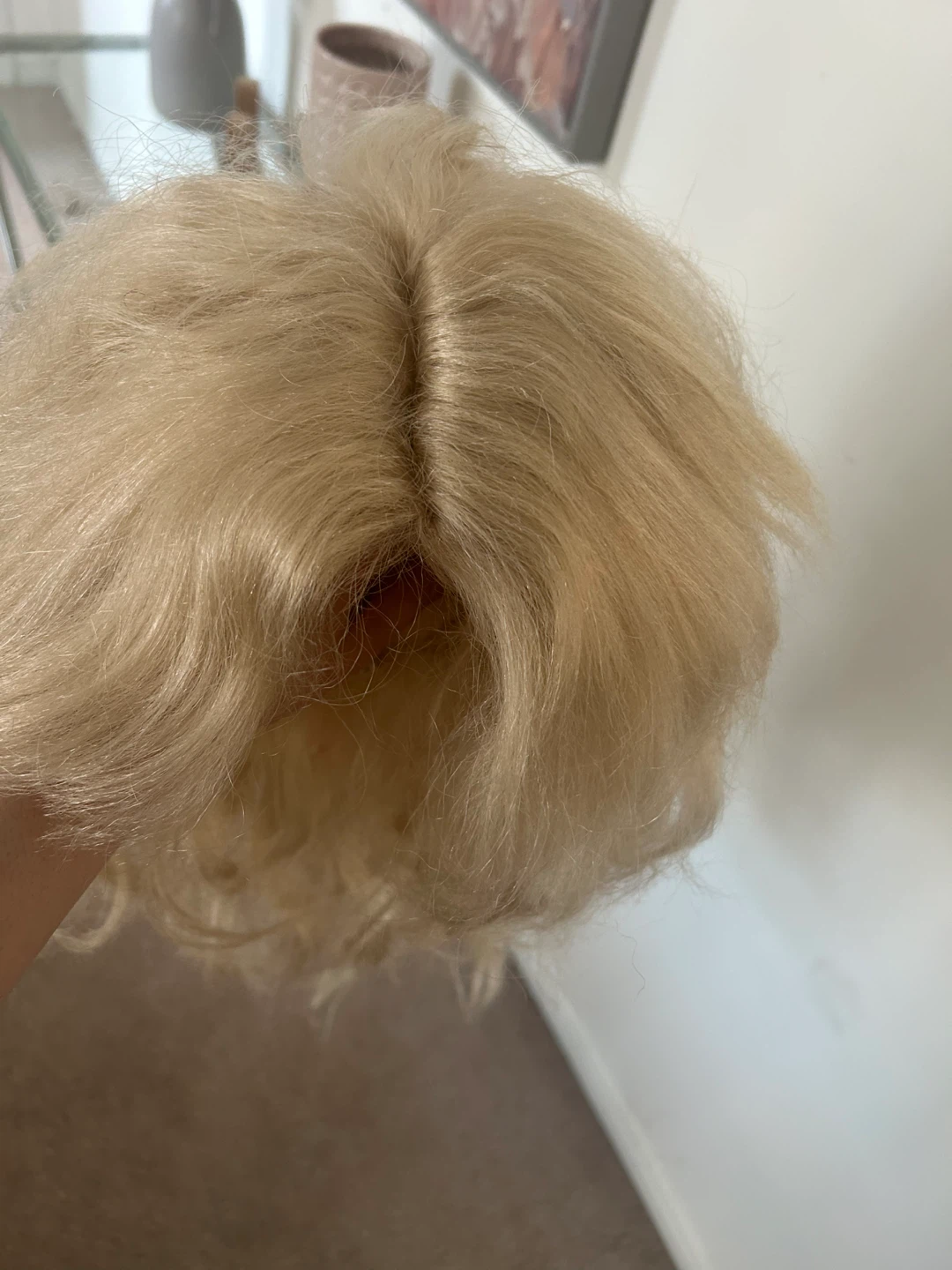 Blonde Curly Wig - photo 3