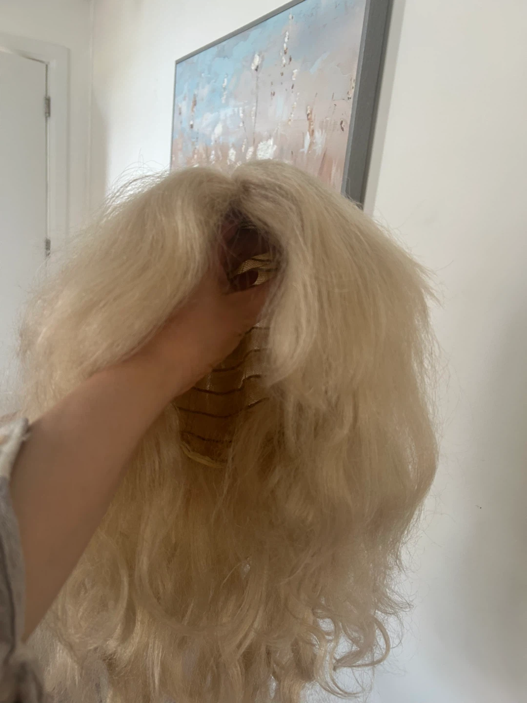 Blonde Curly Wig - photo 4