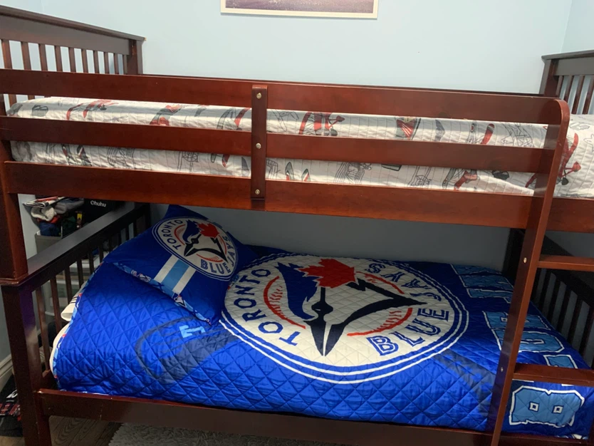 Dark Wood Bunk Bed