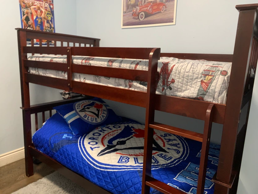 Dark Wood Bunk Bed - photo 2