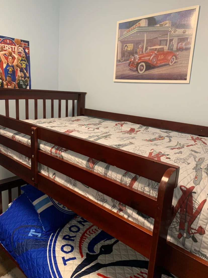 Dark Wood Bunk Bed - photo 5