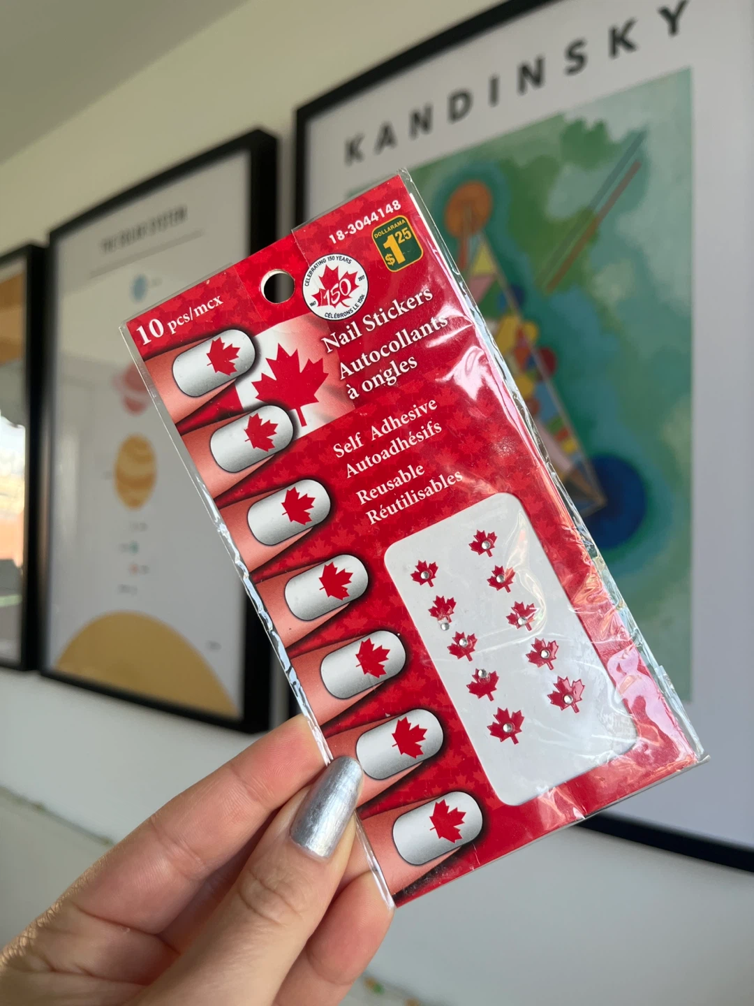 Canadian Day Nail Stickers