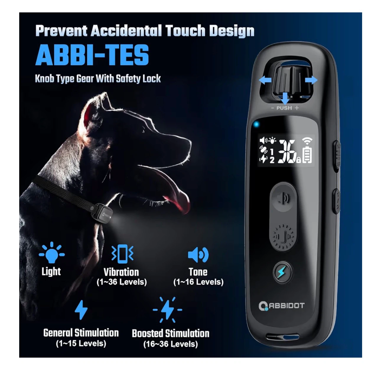 ABBIDOT E-Collar Remote Trainer for Dogs - photo 2