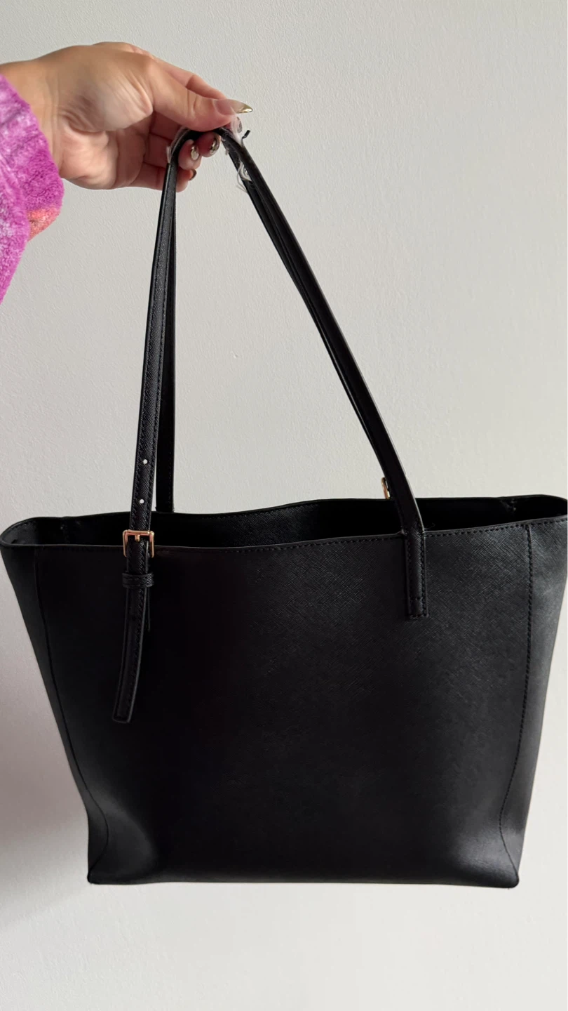 Tory Burch Black Leather Tote Bag - photo 2
