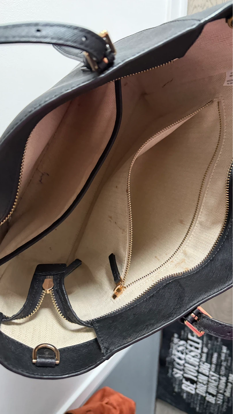 Tory Burch Black Leather Tote Bag - photo 4