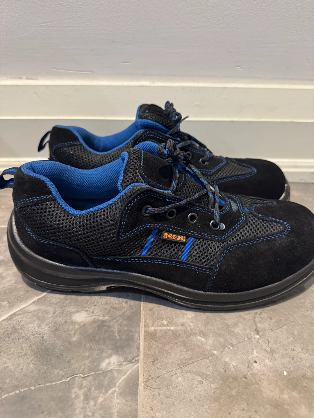 Black and Blue Safety Work Shoes - photo 3