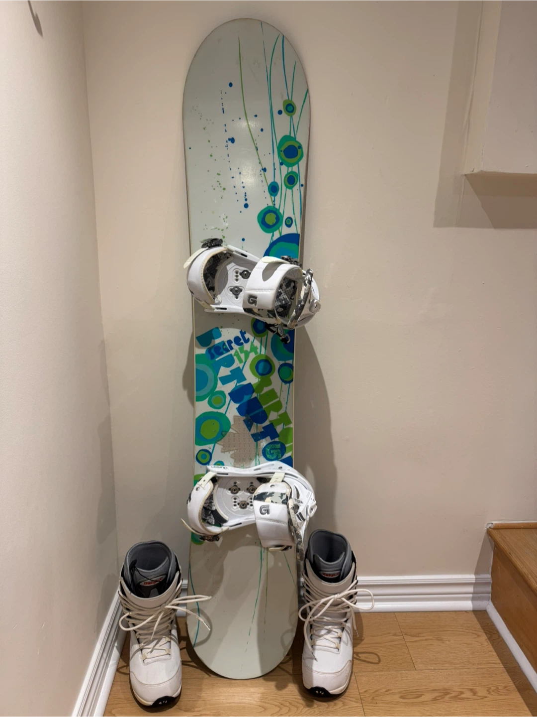 Burton Snowboard with Bindings & Boots