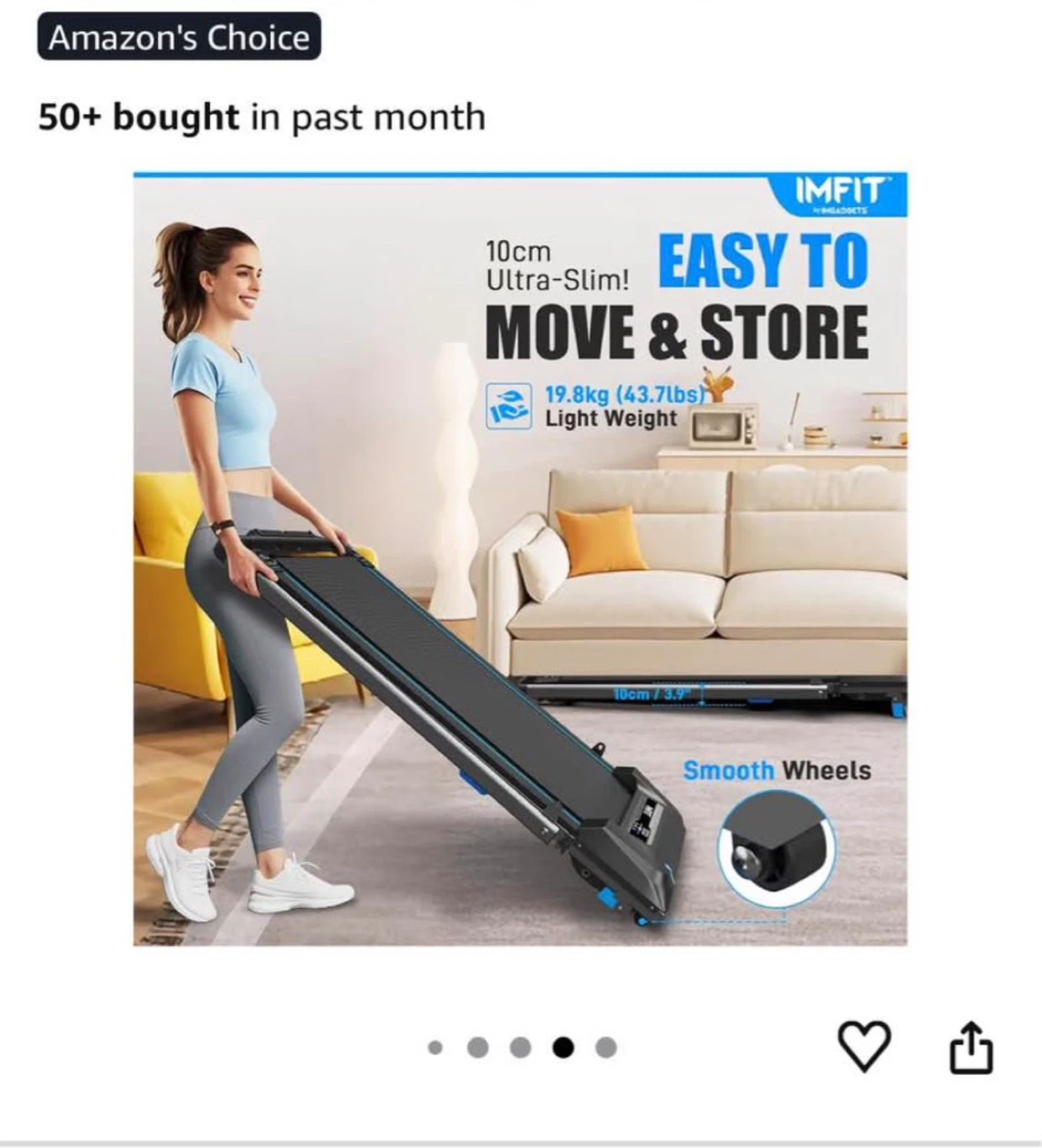 IMFIT Ultra-Slim Treadmill