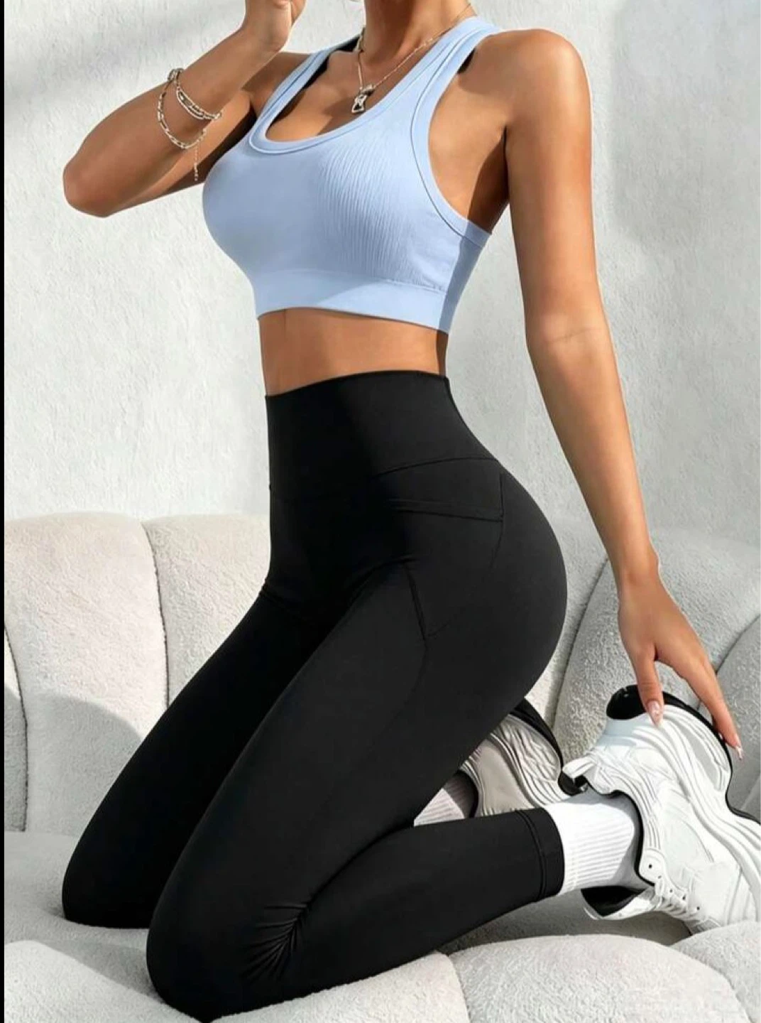 5pc High-Waisted Pocket Leggings（small） - photo 3