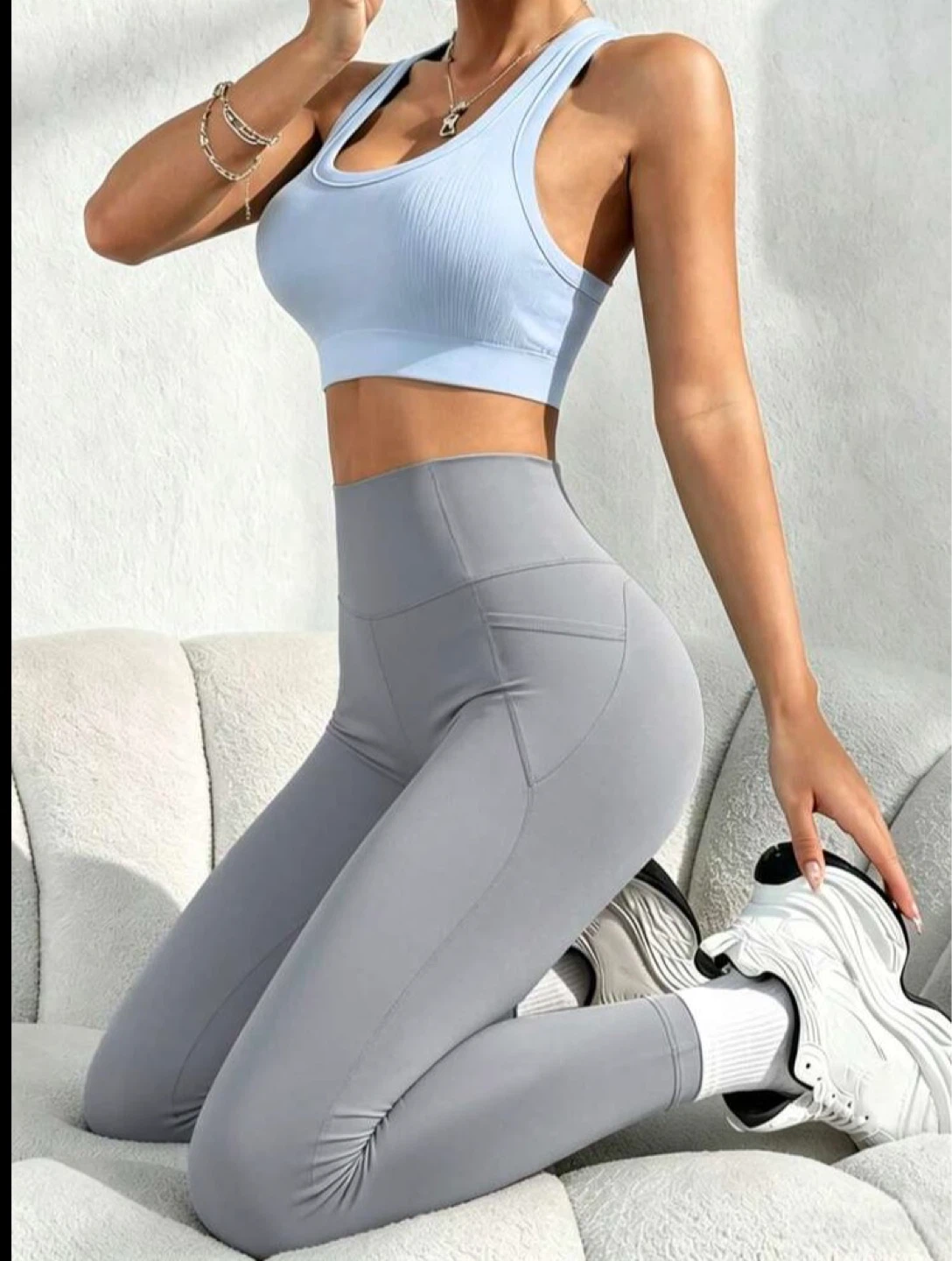 5pc High-Waisted Pocket Leggings（small） - photo 4