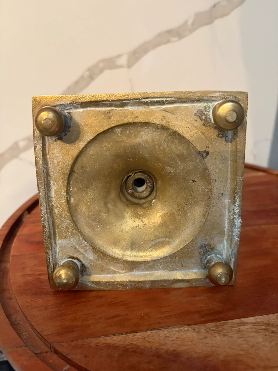 Brass Candlestick Holder 8” x 4” - photo 2