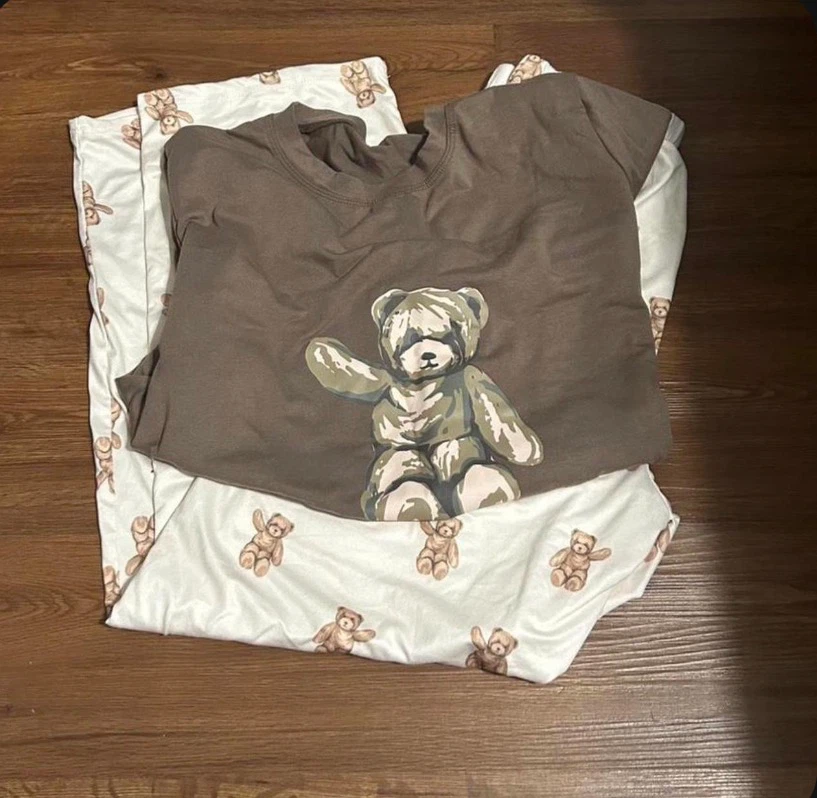cute teddy bear 🧸 pj set