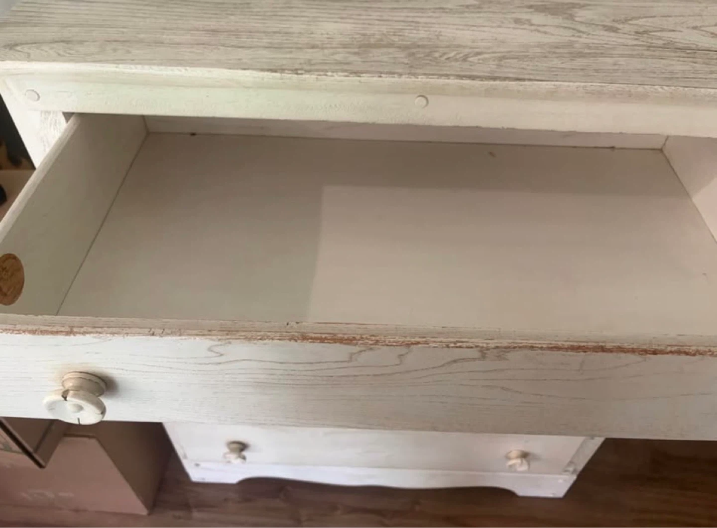 Vintage White Dresser Frame - photo 5