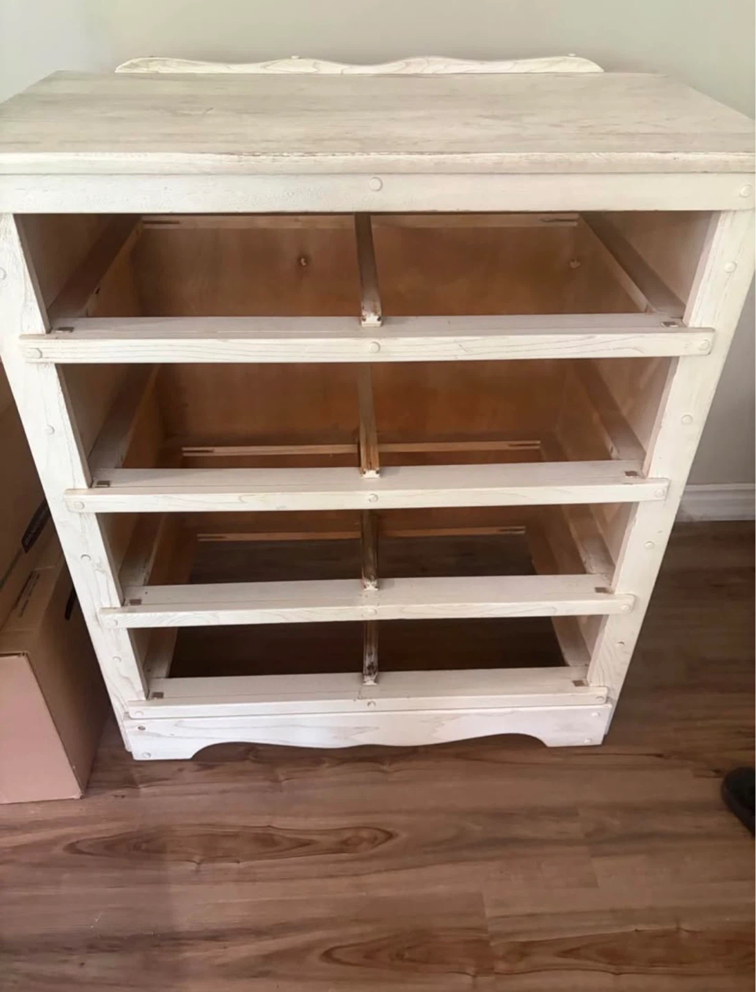 Vintage White Dresser Frame